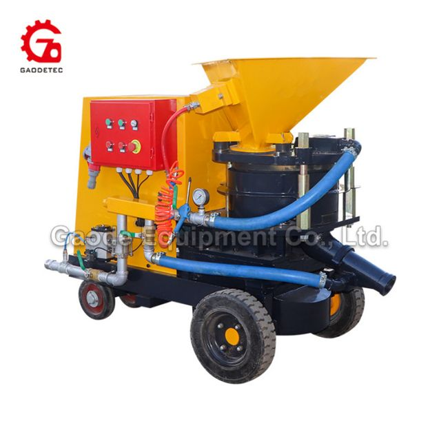 Gaodetec GSZ-10S/E 10m3/h Dry and Wet Gunite Shotcrete Machine